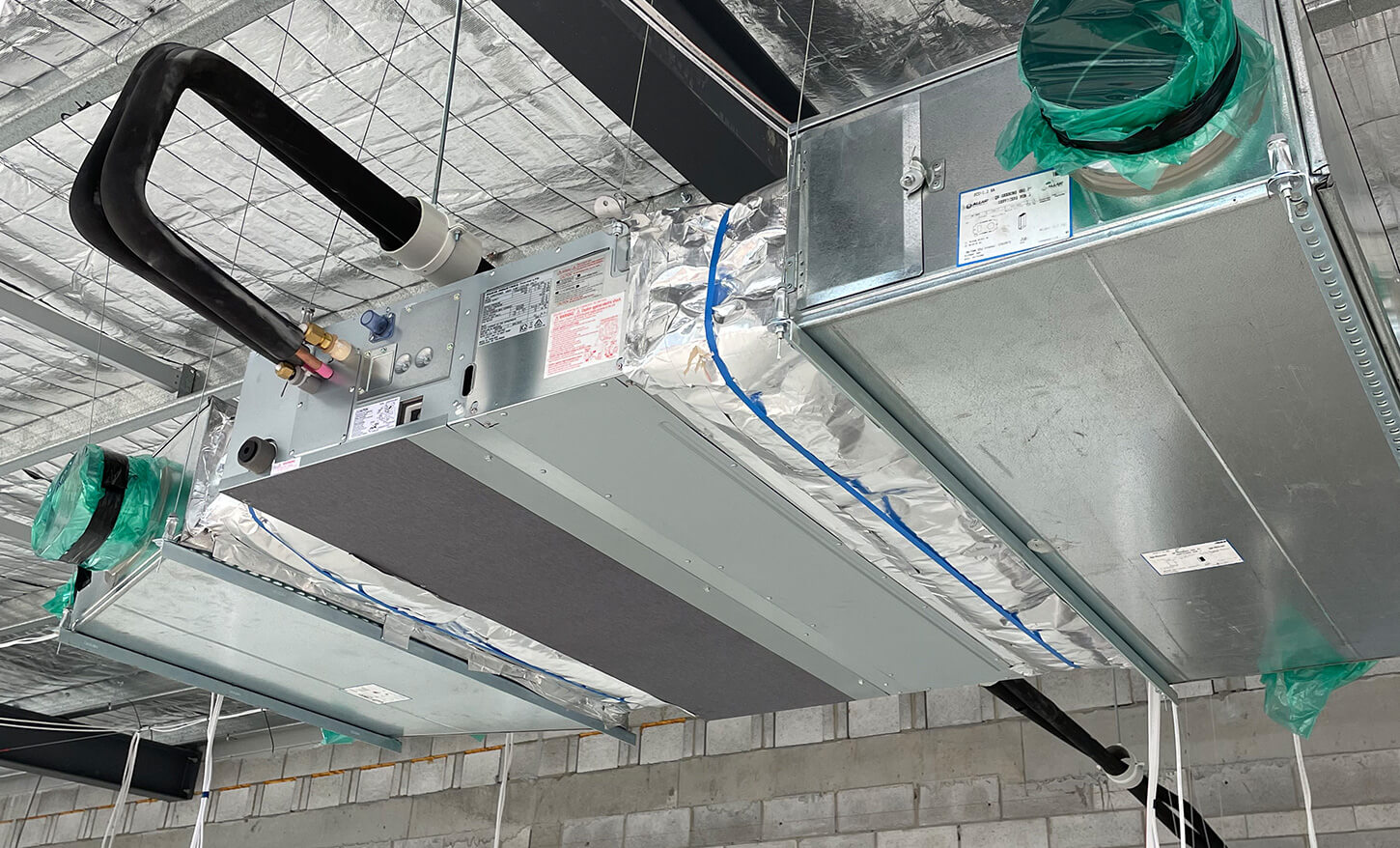 XP2-RAG-3M-RAG to cradle Duct work