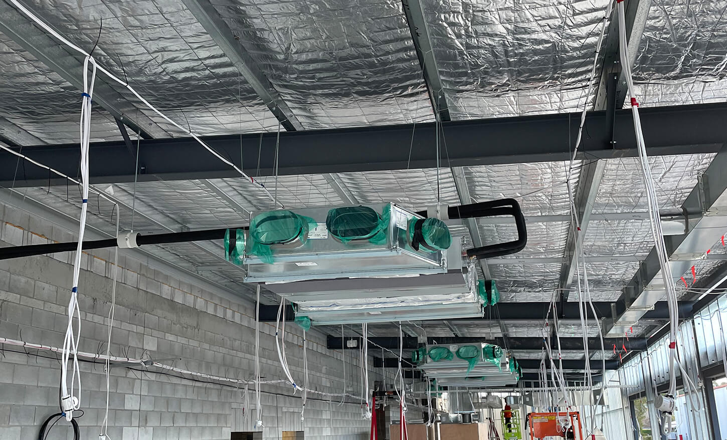 XP2-RAG-3M-RAG to cradle Ductwork