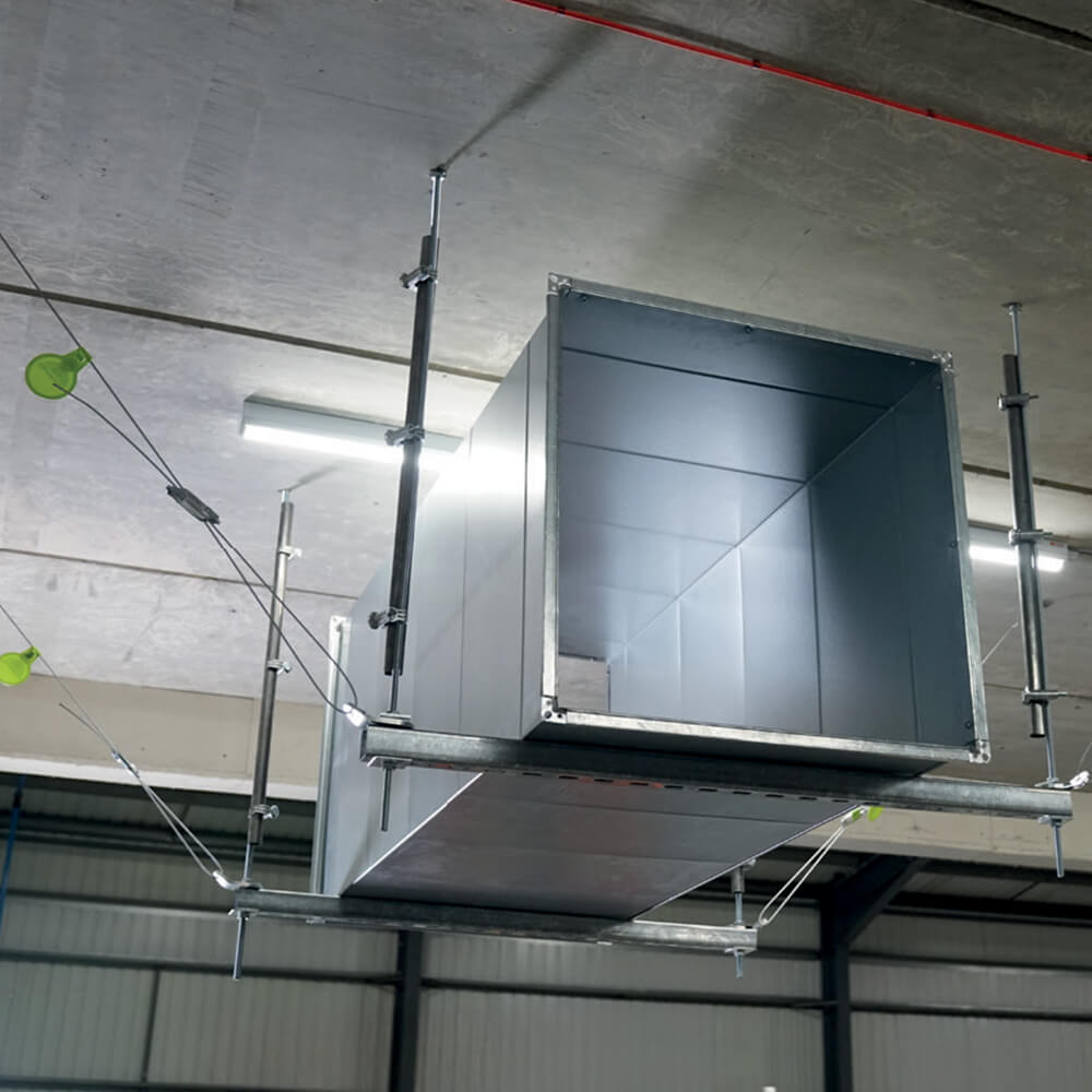 Seismic Rod Stiffening Clip HVAC