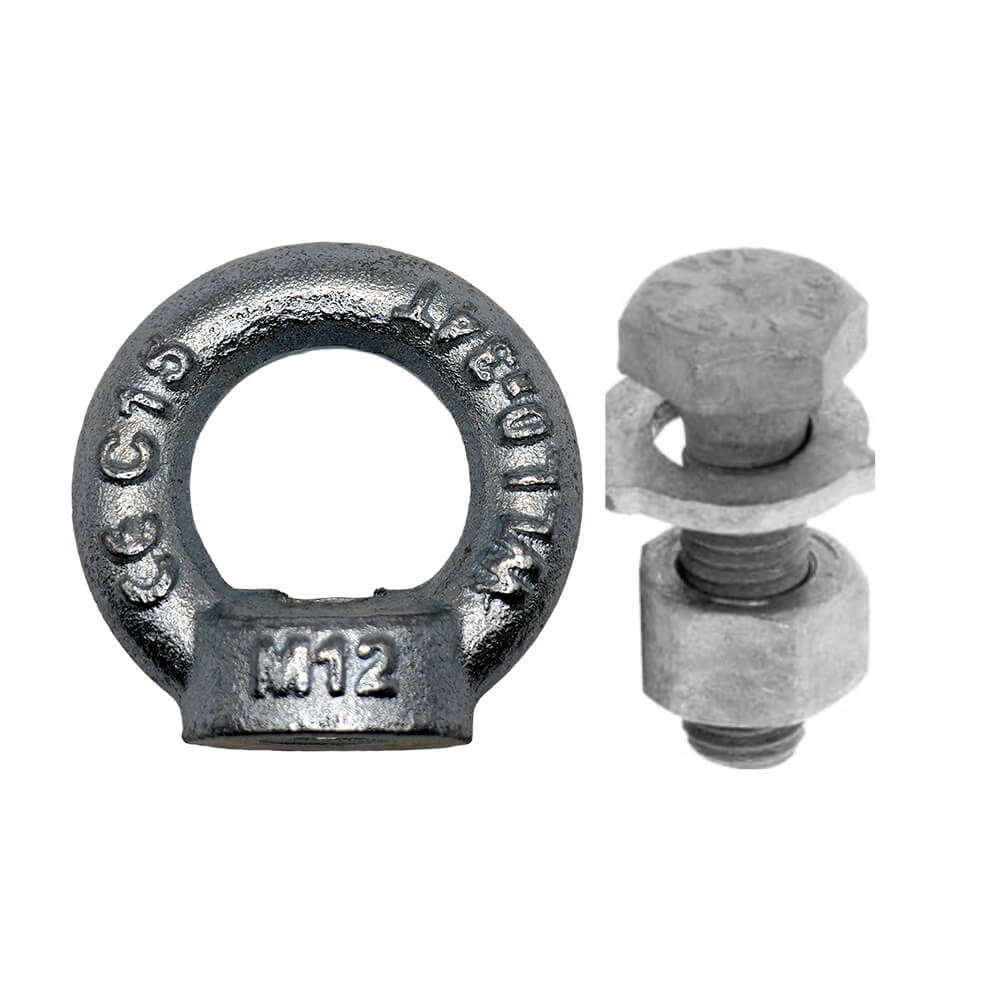 M12 Eyenut with Hex Bolt